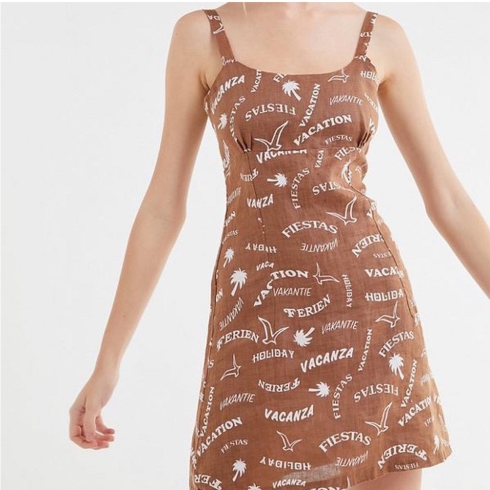 HOLIDAY the Label Emma Mulholland Maldives Mini Dress Fiesta Print Resortwear M
